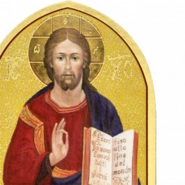 Quadretto Cristo In Legno