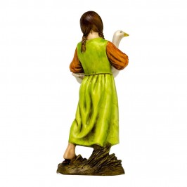 Fanciulla con Oca Landi 12 cm