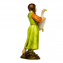 Fanciulla con Oca Landi 12 cm