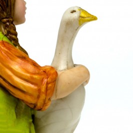 Fanciulla con Oca Landi 12 cm