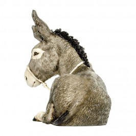 Asinello per la Natività 13 cm