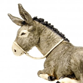 Asinello per la Natività 13 cm