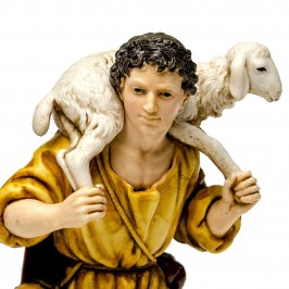 Pastore con Pecora sulle Spalle