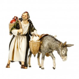 Viandante con Asino per il Presepe