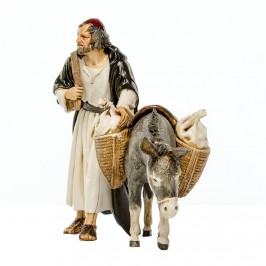 Viandante con Asino per il Presepe