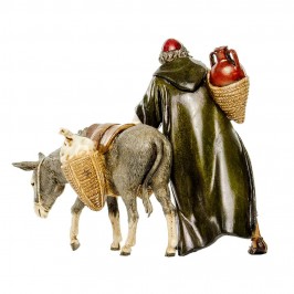 Viandante con Asino per il Presepe