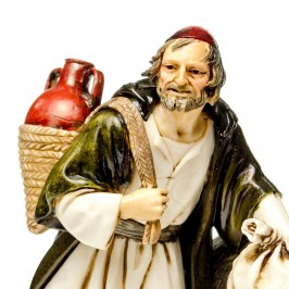 Viandante con Asino per il Presepe