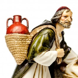 Viandante con Asino per il Presepe