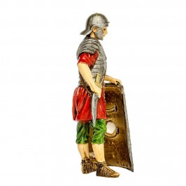 Soldato Romano con Scudo per il Presepe
