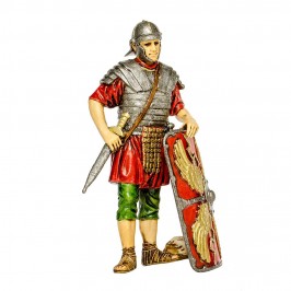 Soldato Romano con Scudo per il Presepe