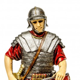 Soldato Romano con Scudo per il Presepe