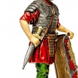 Soldato Romano con Scudo per il Presepe
