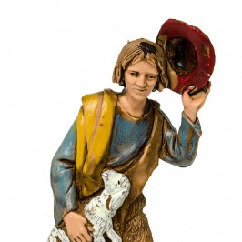 Uomo con Agnello in Braccio...