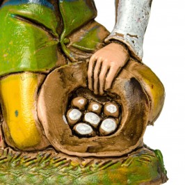 Uomo in Ginocchio con Uova