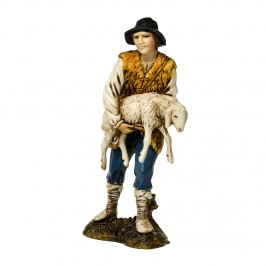 Pastore con Pecora in Braccio