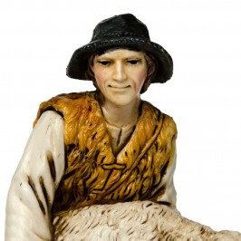 Pastore con Pecora in Braccio