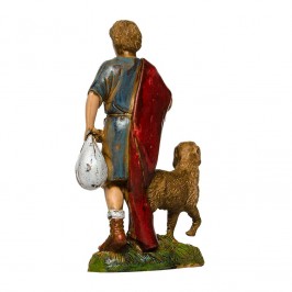 Uomo con Cane per il Presepe Landi