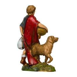 Uomo con Cane per il Presepe Landi
