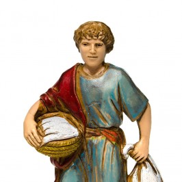 Uomo con Cane per il Presepe Landi