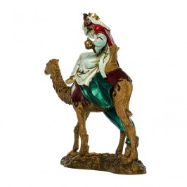 Re Magio Moro su Cammello per il Presepe