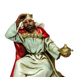 Re Magio Moro su Cammello per il Presepe