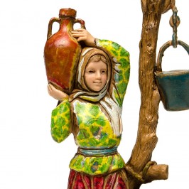 Donna al Pozzo per il Presepe