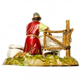 Tosatore con Pecora per il Presepe