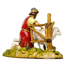 Tosatore con Pecora per il Presepe