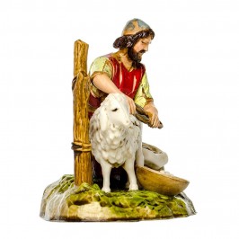 Tosatore con Pecora per il Presepe