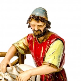 Tosatore con Pecora per il Presepe