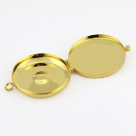 Teca JHS in Ottone Dorato