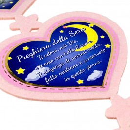 Cuore con Preghiera della Sera