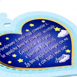 Cuore con Preghiera della Sera