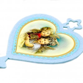 Cuore con Preghiera Angelo di Dio