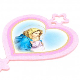 Cuore in Feltro con Preghiera