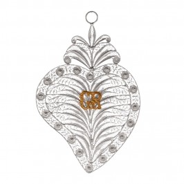 Cuore Votivo Filigrana d' Argento