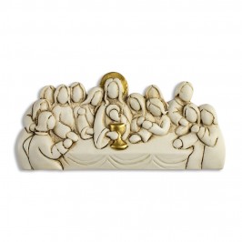 Ultima Cena in Resina Bianca