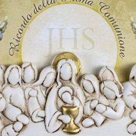 Ultima Cena in Resina Bianca