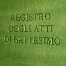 Registro degli Atti di Battesimo