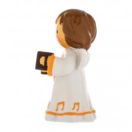 Statuetta Angelo con Fisarmonica in Resina