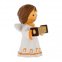 Statuetta Angelo con Fisarmonica in Resina