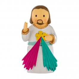 Statuetta Gesù Misericordioso in Resina