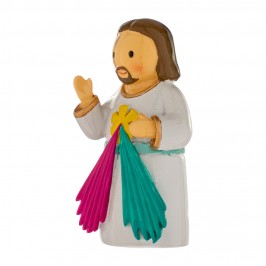 Statuetta Gesù Misericordioso in Resina