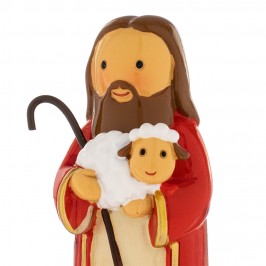 Statuetta Gesù Buon Pastore in Resina