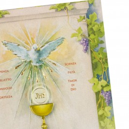 Pergamena Ricordo Comunione e Cresima