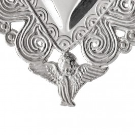 Cuore Votivo con Simbolo Mariano