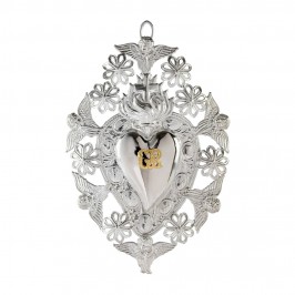 Ex Voto Cuore in Filigrana Argento