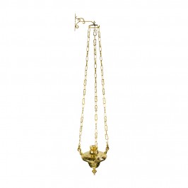 Lampada per Santissimo in Ottone Dorato