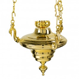 Lampada per Santissimo in Ottone Dorato