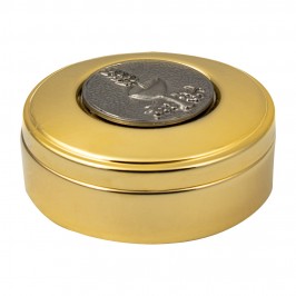 Teca Eucaristica in Ottone con Placca